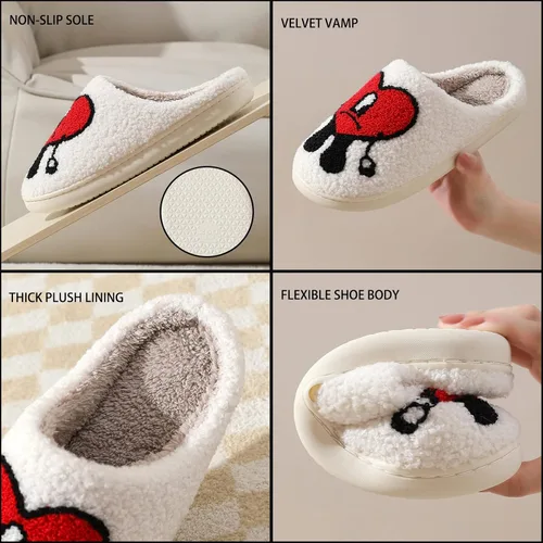 Miniatura 4 de Zanjkr Slippers For Women Men Fuzzy Slippers Warm Cozy House Slippers For Women Indoor Outdoor Slippers