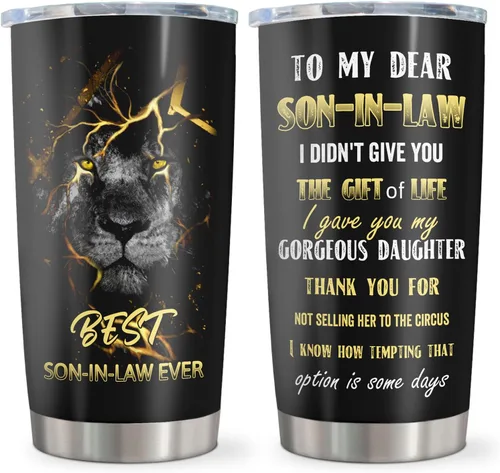 Miniatura 8 de Regalo para hija de mamá/papá, Navidad/cumpleaños/regalos de graduación para hija, ideas de regalo para hijas adultas, vaso de 20 onzas, 1 unidad