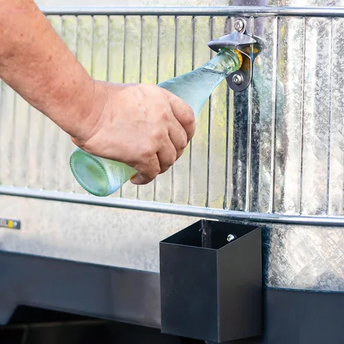 Miniatura 4 de Permasteel Enfriador de patio rodante: gran hielera para exteriores con ruedas, enfriador de bebidas para patio trasero, barbacoa, portón trasero