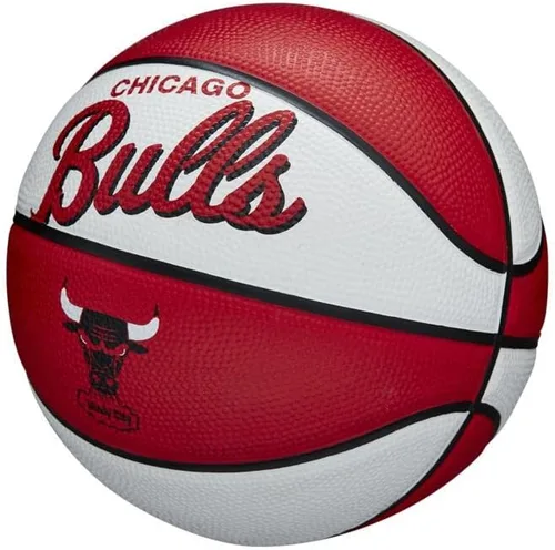 Miniatura 2 de Wilson NBA Team Retro Mini Balones de Baloncesto - Tamaño Mini - 3" Chicago Bulls