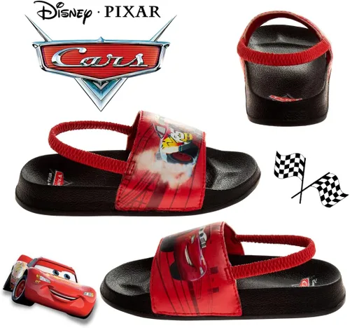 Miniatura 5 de Disney Minnie Mouse, Encanto, Mickey, Lightning McQueen, Frozen Elsa Anna Girl - Sandalias de verano para niños con correa trasera para la playa