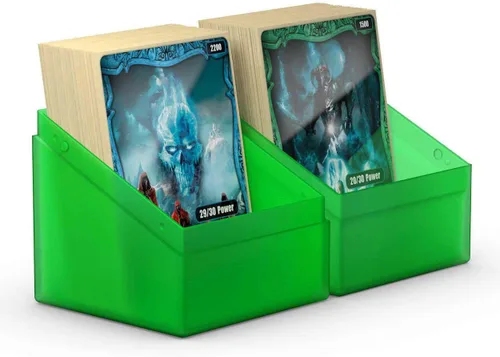 Miniatura 3 de Ultimate Guard Boulder 100+ Classic, estuche para mazo para 100 tarjetas TCG de doble manga, esmeralda, almacenamiento seguro y duradero