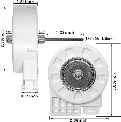 Miniatura 3 de DC12V 2.1W DA31-00146H Motor del ventilador del evaporador DREP5020LC para Samsung Refrigerador Reemplazo Parte BLDC 2950 Sustituye DA31-00146C