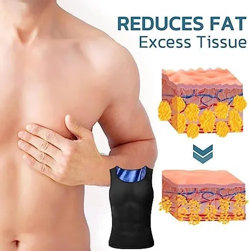 Miniatura 2 de Chaleco Termico Reductor para Hombre, Chaleco Termico Compression Tank Top Hombres, Chaleco de compresión para hombre