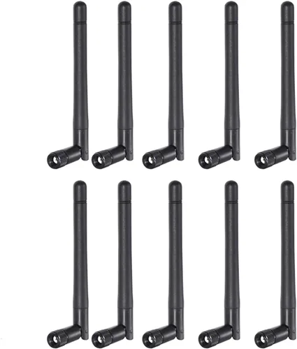 Miniatura 15 de Bingfu Dual Band WiFi 2.4GHz 5GHz 5.8GHz 3dBi MIMO RP-SMA Macho Antena Bluetooth (paquete de 2) para PC Computadora WiFi Router Tarjeta de red