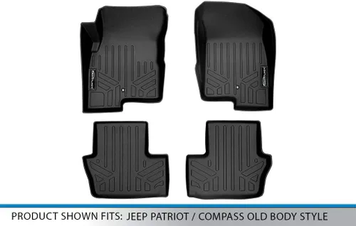 Miniatura 5 de MAXLINER - Juego de alfombrillas de 2 filas compatibles con Dodge Caliber 2008-2012