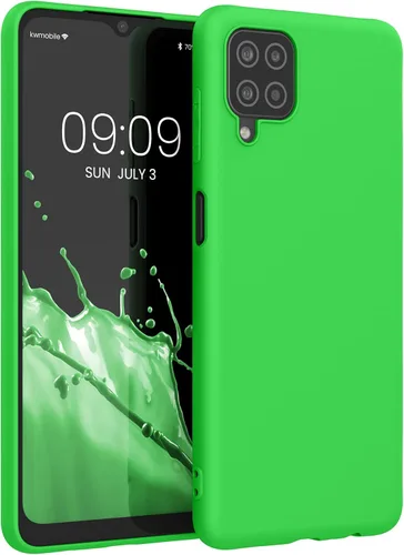 Miniatura 22 de kwmobile Funda compatible con Samsung Galaxy A23 4G / 5G - Funda de silicona TPU metálica suave y delgada - Rojo oscuro metálico