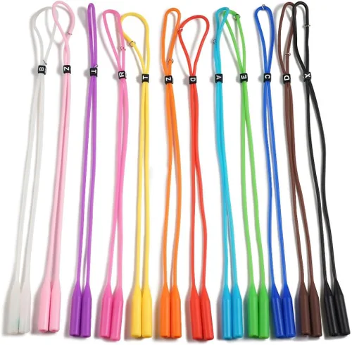 Miniatura 2 de Correa de silicona suave para gafas, ajustable, ligera, antideslizante, con extremos de bucle flexibles