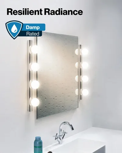 Miniatura 7 de Sunco Juego de 12 bombillas LED G25, bombillas de globo para tocador de baño de alto rendimiento, 1000 lm, 11 W (equivalente a 100 W), 2700 K, luz