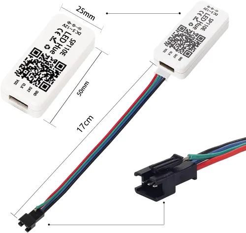 Miniatura 3 de Generic WS2811 WS2812B SK6812RGB SK6812RGBW Bluetooth Mini controlador iOS/Android App Control 1024 píxeles