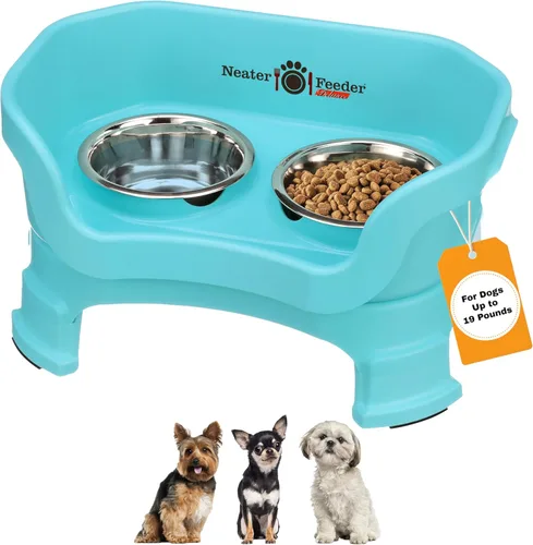 Miniatura 32 de Neater Feeder Deluxe - Tazones elevados para perros grandes a prueba de desorden – Fabricado en Estados Unidos – Soporte elevado para comida