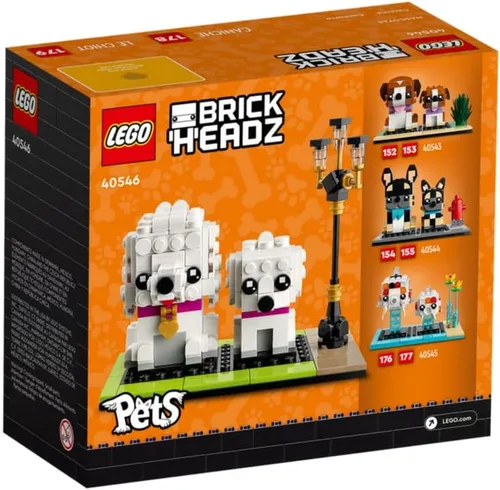 Miniatura 6 de LEGO Perros caniche Brick Headz # 40546 304 Piezas