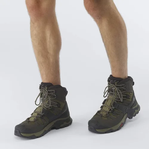 Miniatura 12 de Salomon Quest 4D GTX - Botas de mochilero para hombre, color olivaoscuro