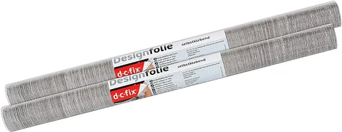 Miniatura 2 de d-c-fix 346-0587-2PK - Película autoadhesiva decorativa, rollo de roble Sheffield gris perla, 17 x 78 pulgadas, paquete de 2