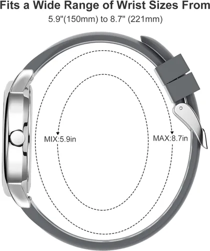 Miniatura 5 de GOLDEN HOUR Reloj de enfermera impermeable para profesionales médicos, estudiantes, mujeres y hombres, esfera luminosa de fácil lectura, 24 horas