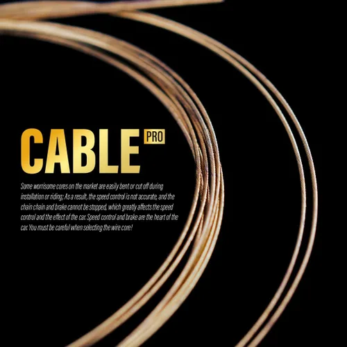 Miniatura 8 de CNC Pro Slick Cable de cambio de bicicleta pulido para Shimano/SRAM Bicicleta de montaña, bicicleta de carretera, cable de cambio de MTB 1.2X