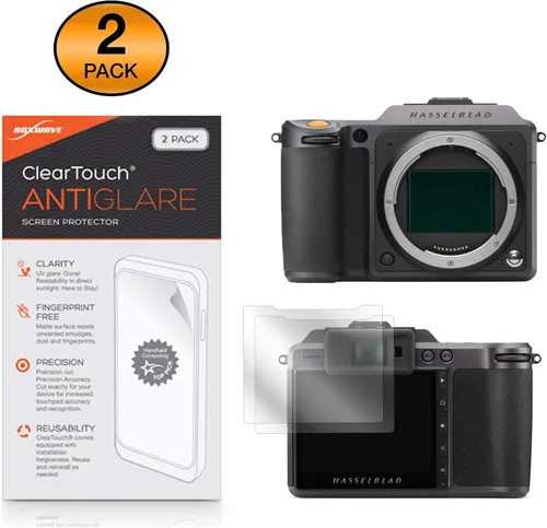 Miniatura 2 de BoxWave Protector de pantalla compatible con Hasselblad X1D II 50c – ClearTouch Anti-reflejo (paquete de 2), antihuellas mate