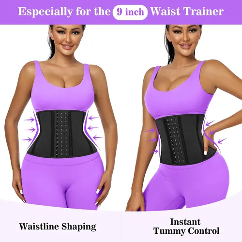 Miniatura 2 de Entrenador de Cintura de Torso Corto para Mujer, Baja la Grasa del Vientre, Fajas Colombianas de Entrenamiento, Corsé Moldeador de Cintura