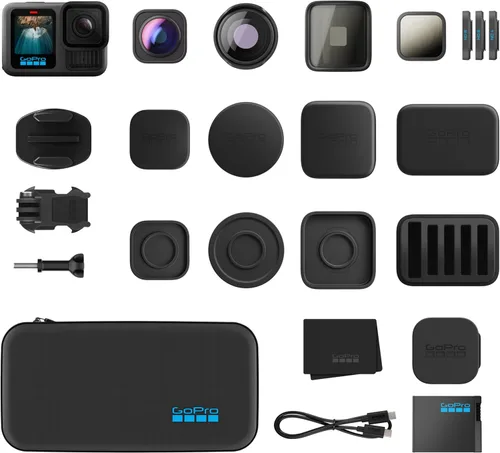 Miniatura 2 de GoPro HERO13 Black + Colección de lentes HB-Series - Incluye lente macro, lente ultra gran angular, 4 filtros ND, lente anamórfica y estuche premium