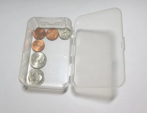 Miniatura 3 de Maymom, caja de plástico con tapa, tamaño pequeño, para piezas pequeñas, artesanías, abalorios, piezas de joyería y relojes