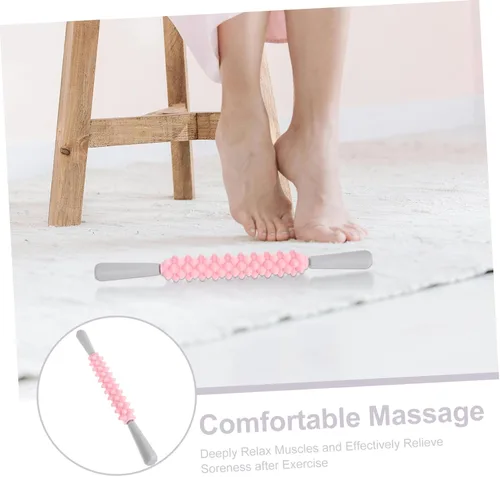 Miniatura 9 de Mipcase Trigger Point Massage Roller Stick for Muscle Nonslip Grip Body Roller for Deep Tissue Therapy Calf and Shoulder Relaxation Tool for Yoga