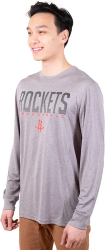 Miniatura 5 de Ultra Game Camiseta deportiva de manga larga oficial de la NBA para hombre, de secado rápido