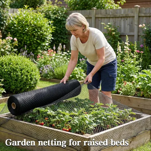 Miniatura 4 de Red para pájaros, red de jardín de 25 x 25 pies red para pájaros para gallinero, valla de red para aves de corral para árboles frutales, plantas