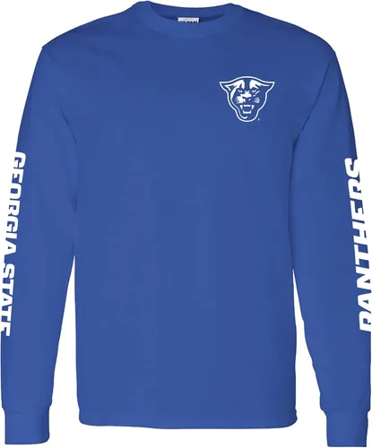 Miniatura 16 de NCAA Camiseta de manga larga con doble impresión, color del equipo, universidad michigan state spartans forest