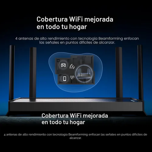 Miniatura 7 de TP-Link Dual-Band BE3600 Wi-Fi 7 Router Archer BE230 4-Stream Puertos 2×2.5G + 3×1G, USB 3.0, Quad Core de 2.0 GHz, 4 Antenas VPN, EasyMesh
