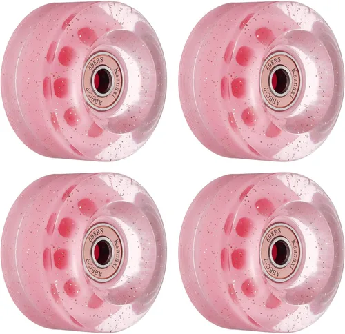 Miniatura 8 de PATIKIL Roller Skate Wheels with Bearings, Quad Skate Replacement for Double Row Skate Skateboards Indoor or Outdoor Amarillo Brillo