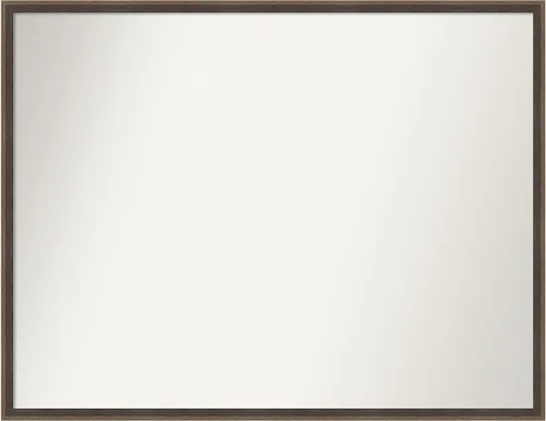 Miniatura 117 de Amanti Art Brown Bathroom Mirror for Over Sink, 23x41 Custom Made Hardwood Wedge Mocha Rectangle Vanity Mirror, Large Modern Wood Frame, Hangs
