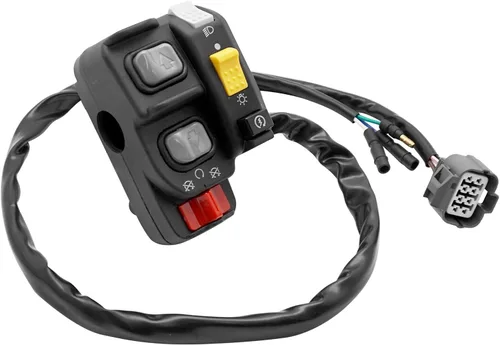 Miniatura 3 de Interruptor de control de manillar compatible con Honda Recon 250 ES TRX250-TE Interruptor de botón de arranque y parada de faros delanteros