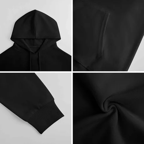 Miniatura 6 de MIOBER Anime - Conjunto de sudadera con capucha y pantalones deportivos de manga larga para hombre y mujer
