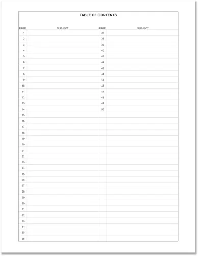 Miniatura 3 de BookFactory Cuaderno Student Lab (formato de cuadrícula científica) de 8.5 x 11 pulgadas, 50 páginas (paquete de 1 unidad), cubierta verde
