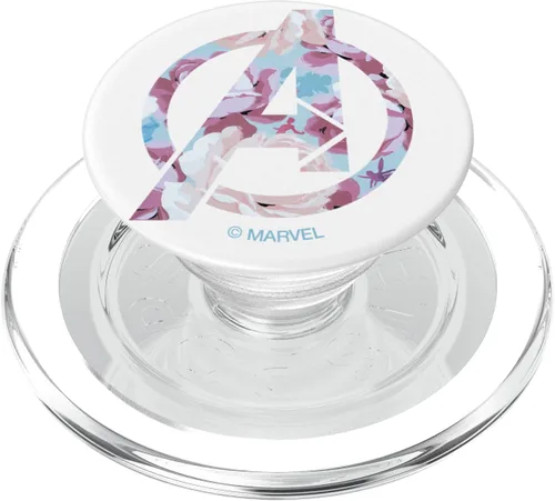 Miniatura 8 de Marvel Logotipo floral de los Vengadores con PopSockets PopGrip: agarre intercambiable para teléfonos y tabletas