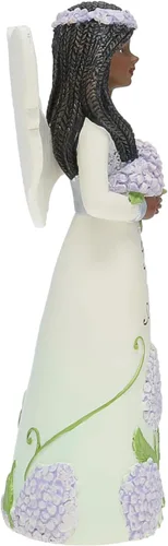 Miniatura 13 de Pavilion Gift Company 82433 Bless This Home - Figura de ángel ébano de 6 pulgadas, color crema