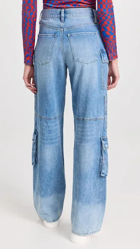 Miniatura 3 de Alice + Olivia Cay - Pantalones de mezclilla holgados para mujer
