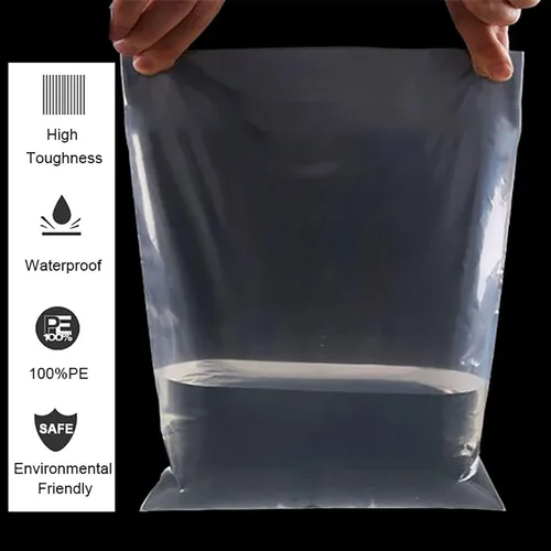 Miniatura 5 de Zcintert Bolsas Transparentes de Celofán para Dulces, 100 Piezas - 7" x 9.8" (2mils), Bolsas de Regalo de Plástico para Dulces, Recuerdos de Fiesta