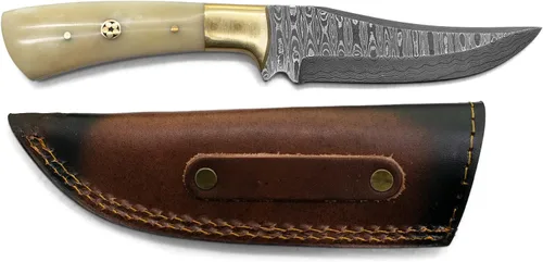 Miniatura 16 de Cuchillo de despellejado Titan International Knives TC-30 de acero Carbono 1080 Cuchillo de utilidad hecho a mano EDC Hoja fija