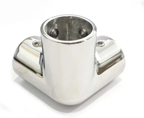 Miniatura 6 de Heavy Dudy - Barra de mano de tubo de 7/8 pulgadas, grado marino 316 SS pulido espejo de barandilla de mano de 90 grados 7/8 "(22 mm) codo