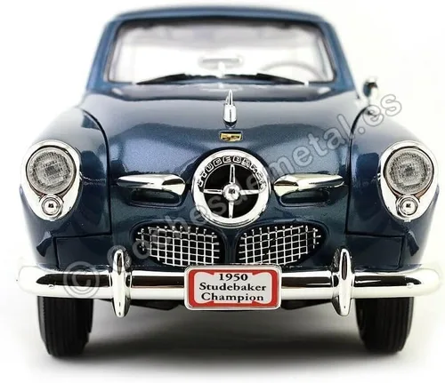 Miniatura 3 de Road Signature 92478bl 1950 Studebaker Champion Blue 1-18 modelo de coche fundido a troquel