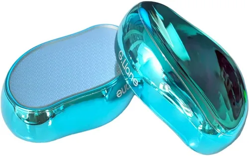 Miniatura 2 de Lima de pie de nanocristal removedor de callos – cristal de cristal pedicura cuidado de los pies, limpiador de pies sin dolor, uso seco y húmedo Azul