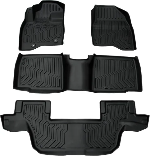Miniatura 16 de Alfombrillas de Piso para Elantra N 2021-2023 (No Compatible con Híbrido 21-23) Protección para Todo Clima Goma TPE Personalizada para Piso Sin Olor