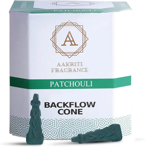 Conos de cascada de incienso natural de flujo de retorno, forma única para incienso de reflujo, para oración, meditación, relajación (25 piezas)