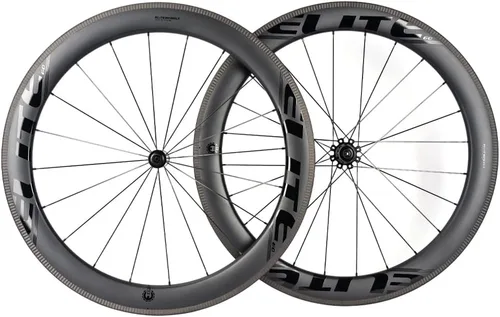 Miniatura 10 de ELITEWHEELS Ruedas de Bicicleta de Carretera de Carbono 700c Clincher 30/38/50/55/60/82mm Juego de Ruedas de Carbono Tubeless Ready Rueda