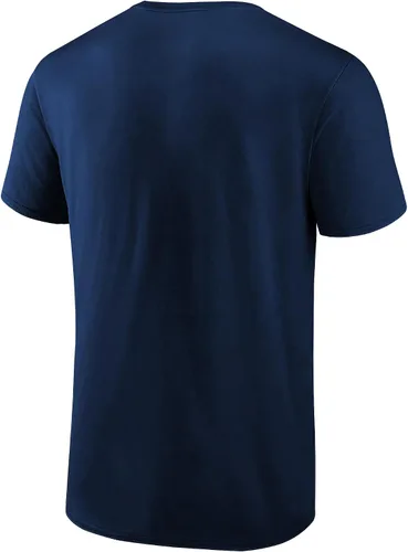 Miniatura 3 de Icon Sports Camiseta de algodón con licencia oficial del FC Barcelona, unisex para adultos azul marino (94ct-navy)