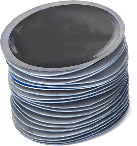Miniatura 7 de 80 unids/caja de 2.283 in coche redondo caucho natural neumático reparación pinchazo frío parches tubeless kit de reparación de pinchazos