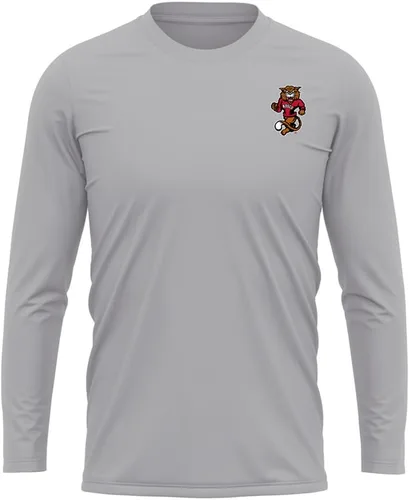 Miniatura 307 de Camisa deportiva de manga larga oficial de la NCAA Collegiate para hombre, con logotipo en el pecho izquierdo, colección Athletic Heather