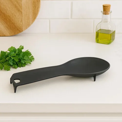 Miniatura 6 de Juego de 2 cucharas de cocina de nailon para estufa, cucharas de degustación, utensilios para mantener los contadores limpios, resistente al calor