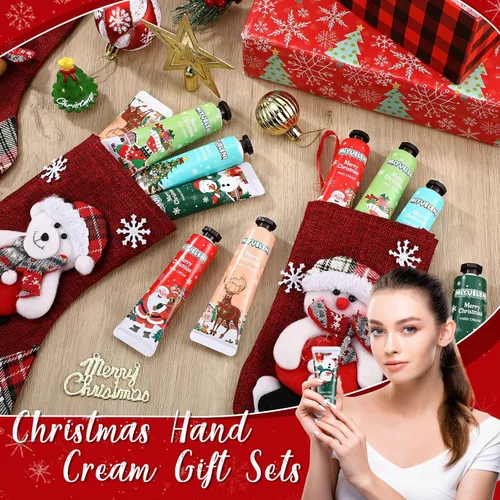 Miniatura 6 de 36 piezas de juegos de regalo de crema de manos de Navidad para manos secas y agrietadas, loción hidratante para manos, pequeña loción de viaje